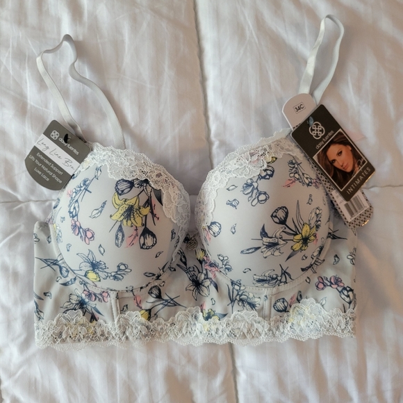 Daisy Fuentes Other - DAISY FUENTES BRAND NEW PUSH UP LONG LINE BRA SIZE 34C. EXTENDED SUPPORT
